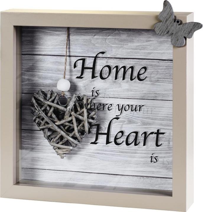 Actual product image Hama Scala 3D taupe 23x23 portrait wood passepartout (15 x 15 cm)