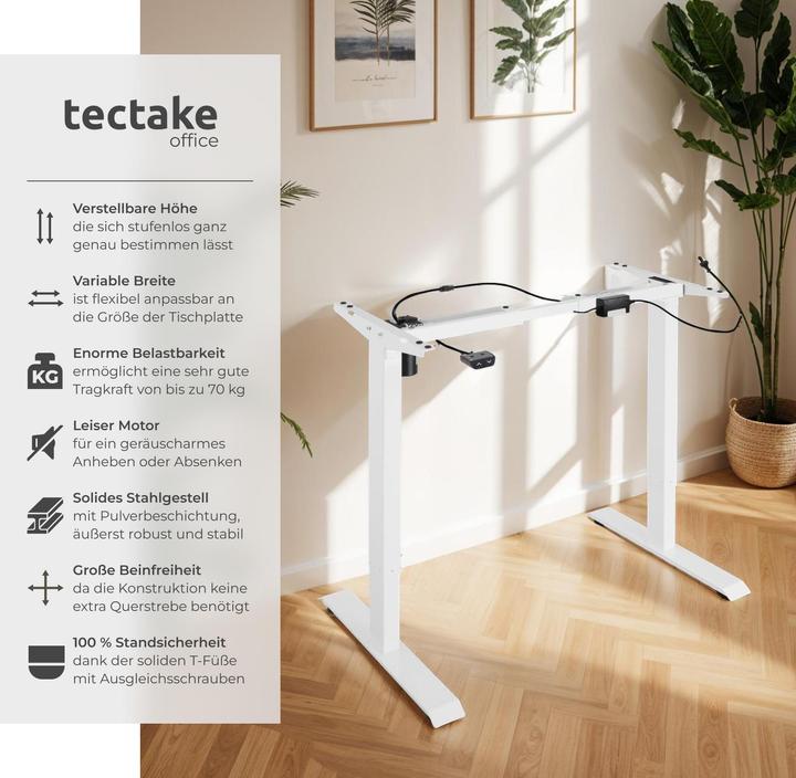 Image du produit tectake Bureau assis debout