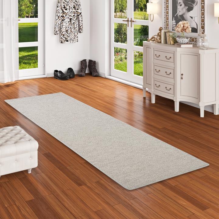 Produktbild Snapstyle Sisal-Optik Designer Teppich Läufer Pure Meliert (100 x 100 cm)