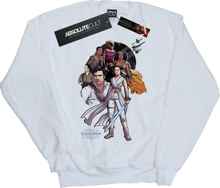 Star Wars The Rise Of Skywalker Resistance Illustration Sweatshirt (L)