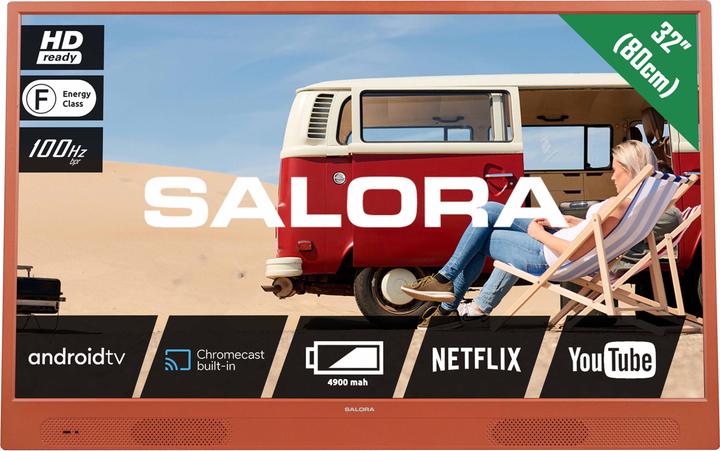 Produktbild Salora LANGATON32SO tv 81,3 cm HD Smart TV Wifi Oranje (32", LED, HD ready)