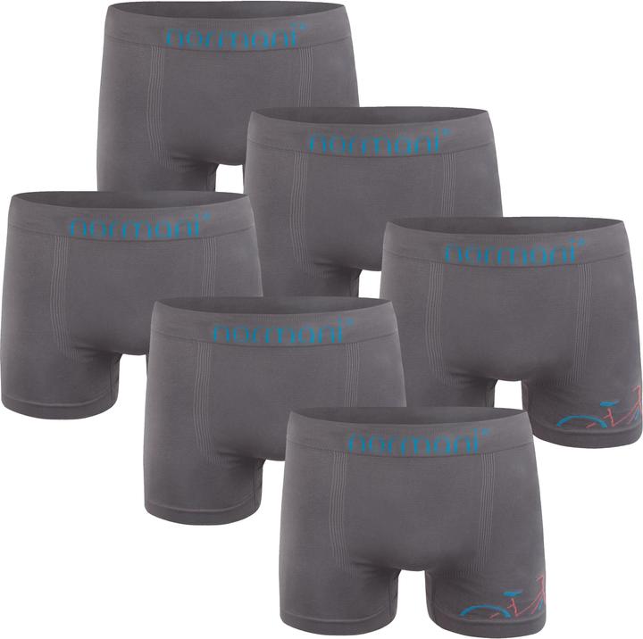 Image du produit Normani Boxer 6 pièces en microfibre de nylon pour hommes (S/M, paquet de 6)