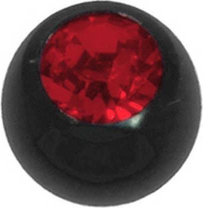Immagine prodotto Bijouteria Piercing (Acciaio chirurgico 316L, Rivestimento PVD (nero), Cristallo premium)