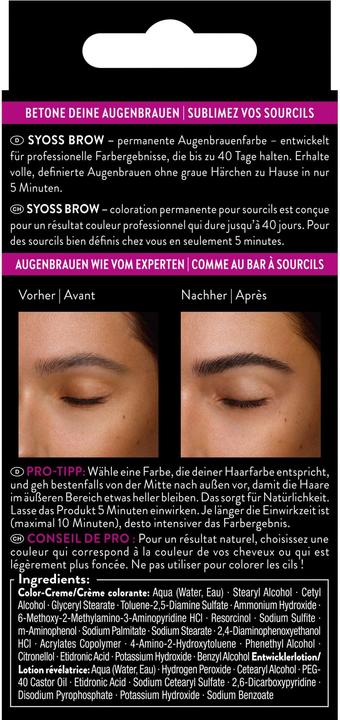 Actual product image Syoss Eyebrow Kit