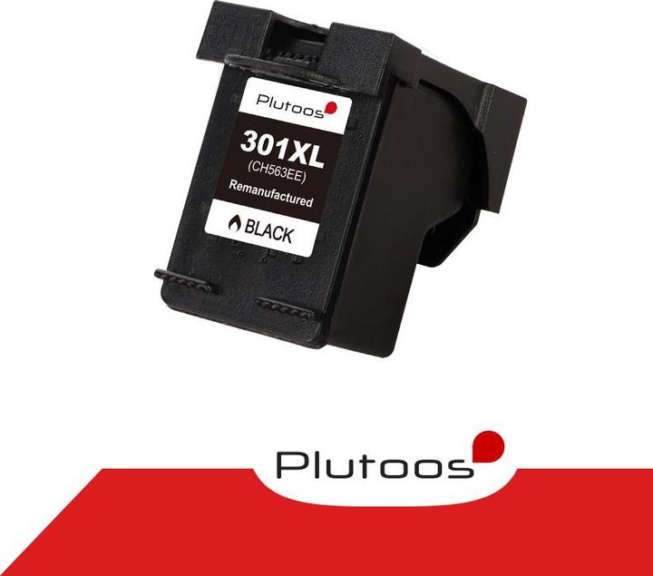 Produktbild Plutoos HP 301 XL Patrone XXL kompatibel, Black CH 563 EE (B)