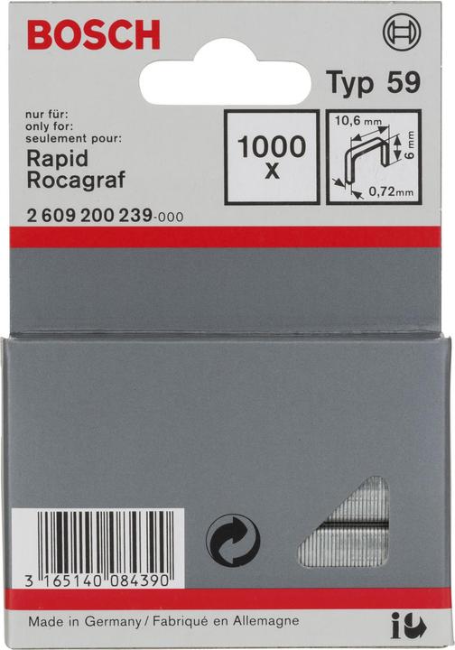 Actual product image Bosch Professional Zubehör Fine wire clamp type 59, 10.6