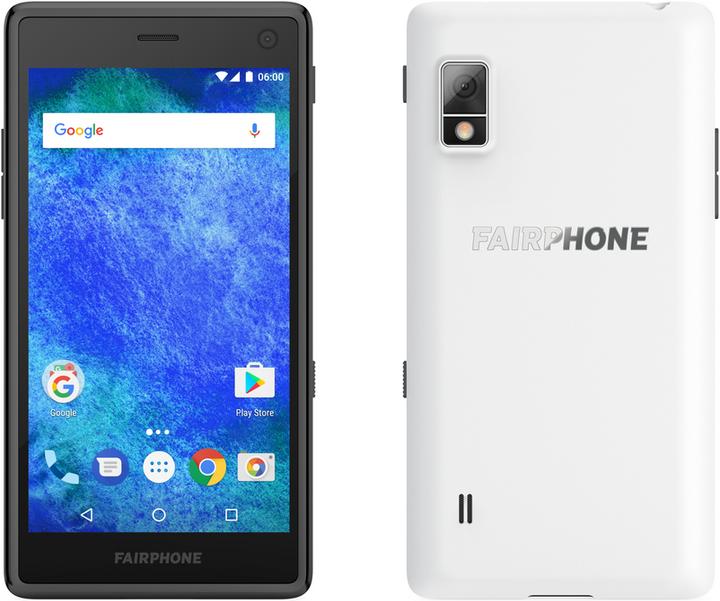Actual product image Fairphone 2 (32 GB, White, 5", Dual SIM + SD, 12 Mpx, 4G)