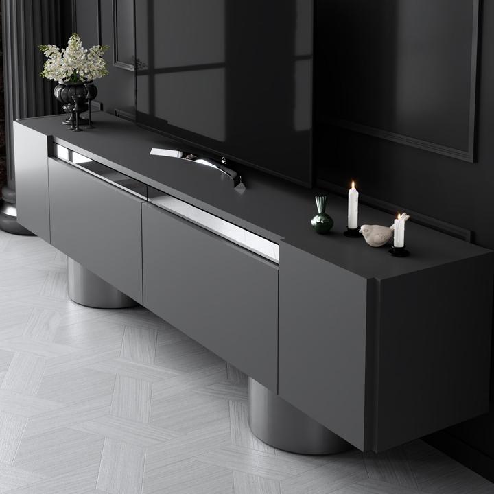 Produktbild Skye Decor Bohem Silver TV Stand (180 x 50 x 30 cm)
