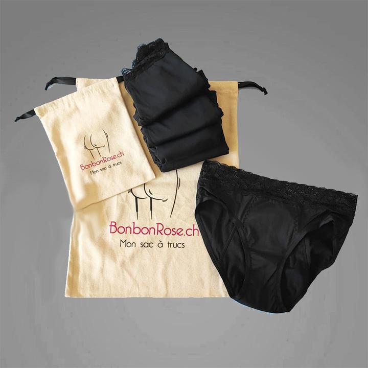 Bonbon Rose 5er-Pack Menstruationshöschen (3XL)
