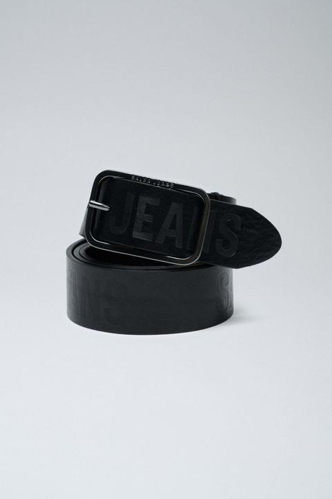 Actual product image Salsa Jeans Gürtel Embossed Leather Belt (90)