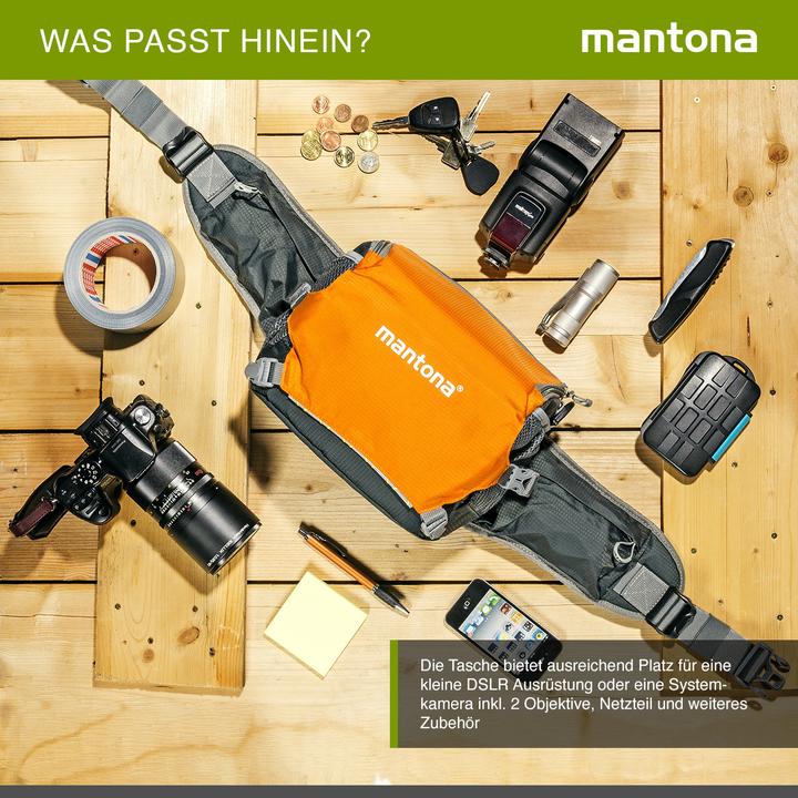 Image du produit mantona ElementsPro 20 (Sac à bandoulière pour appareil photo, Kamera Bereitschaftstasche, 10.29 l)