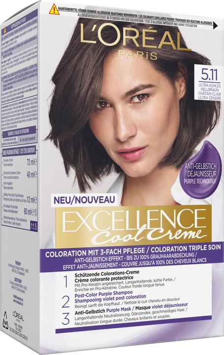 L'Oréal Paris Excellence Purple (45601 Ultra Kühles Hellbraun)
