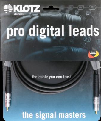 Actual product image Klotz D7-SPDIF-02.0