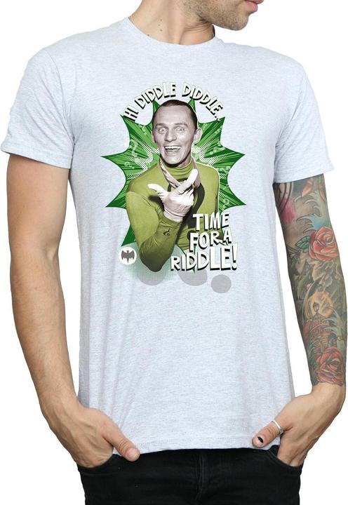 Image du produit Mens Batman TV Series The Riddler Time for a Riddle T-Shirt (L)