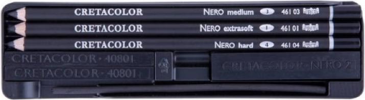 Image du produit Cretacolor Crayon à dessin Nero Deep Black (7 x)