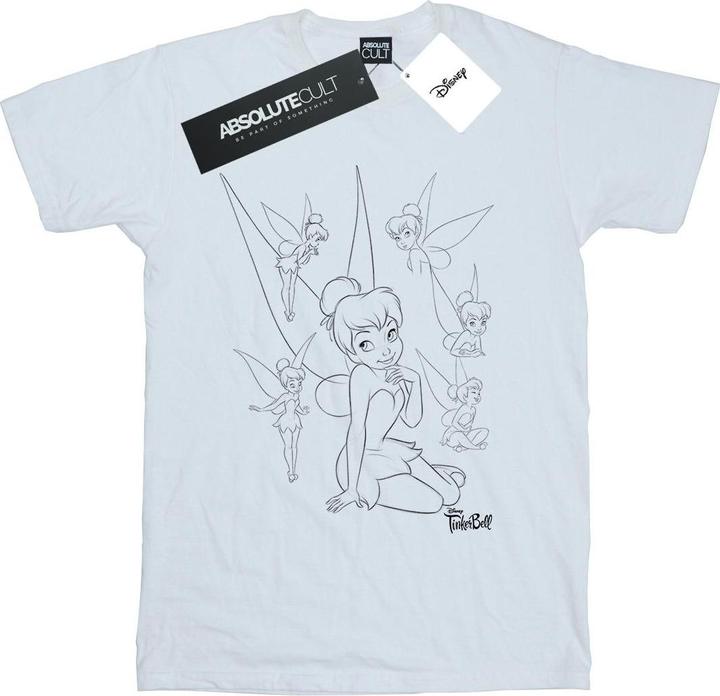 Disney Tinker Bell Collage Sketch TShirt