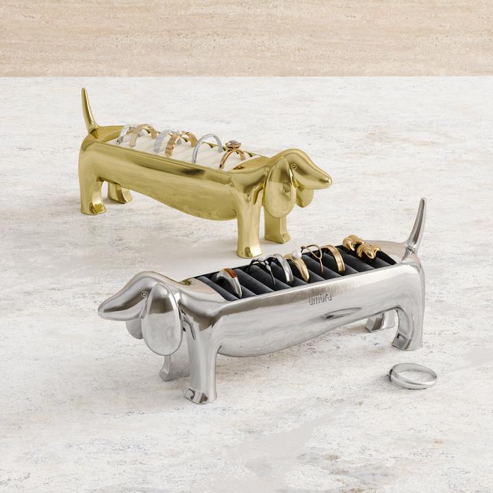 Produktbild Umbra Dachsie Ringhalter, Moderner Ringhalter in Form eines Dackels für 9 Ringe