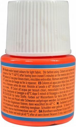 Actual product image Pebeo Setacolor Light Fabrics (Neon orange, 45 ml)