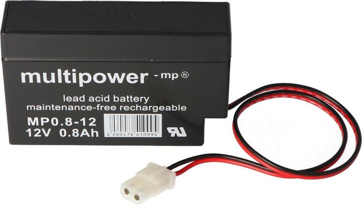 Immagine prodotto Fiamm FG20086 Blei Akku mit Kabel und AMP Stecker 800mAh, nicht mehr lieferbar, geliefert wird der M (12 V, 0.80 Ah)
