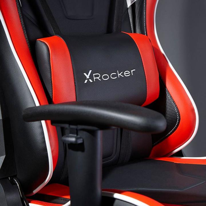Produktbild X Rocker Chaise de jeu eSport Agility Sport avec ajustement ergonomiqueRouge