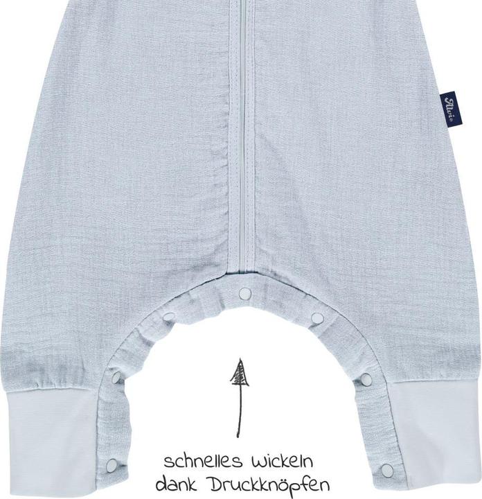 Produktbild Alvi Schlafsäcke Sommer-Schlafsack mit Füssen Musselin / Sleep-Overall (0.5 TOG)
