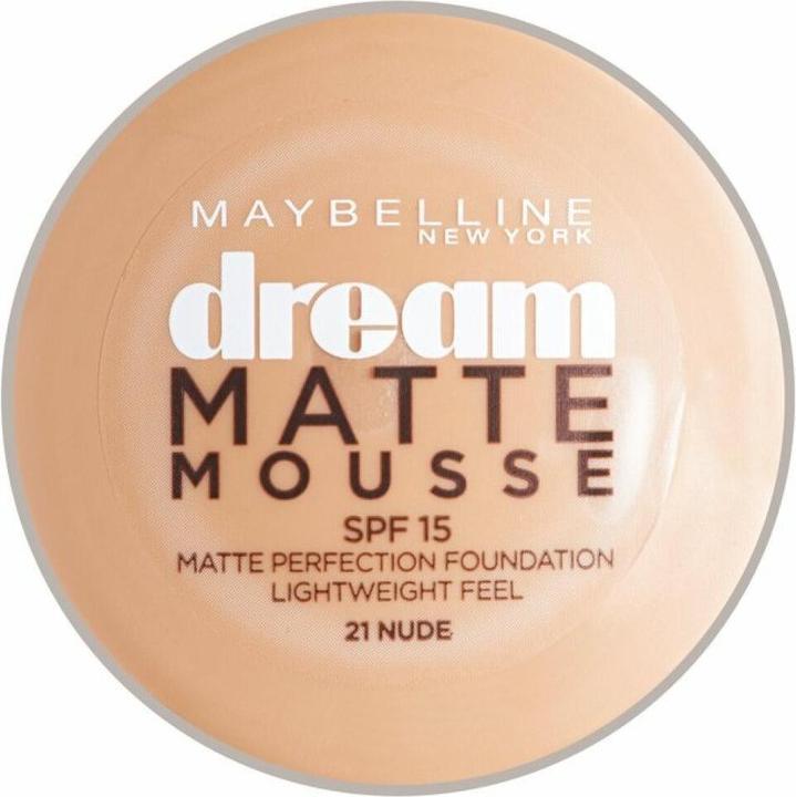 Actual product image Maybelline New York Dream Matte Mousse (21 Nude)