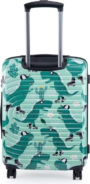 Immagine prodotto Hauptstadtkoffer Centro - Valigia per bambini a mano con guscio rigido, Skater Dinos (55 l, Bagaglio a mano (fino a 50 litri))