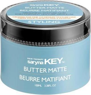 Actual product image Saryna Key Butter Matte Grooming Texture Clay for All Hair Types Extra Matte Finish Unscented Strong (Hair gel, 100 ml)