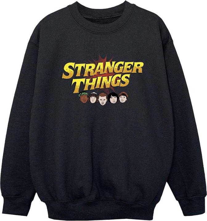 Netflix Stranger Things Comic Heads Sweatshirt Jungen