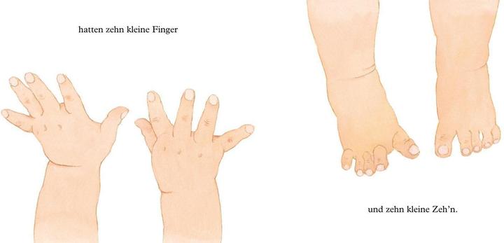 Actual product image Ten little fingers and ten little toes (German, Helen Oxenbury, Mem Fox, Ebi Naumann, 2014)