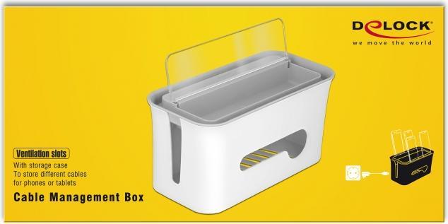 Produktbild Delock Cable management box with storage case