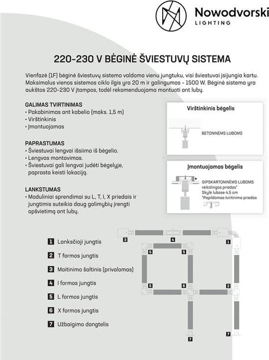 Immagine prodotto Nowodvorski Kit Di Alimentazione Trc Wh 9237