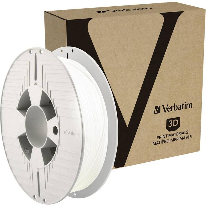 Actual product image Verbatim White, RAL 9003 (PMMA, Carbon, 1.75 mm, 500 g, White)