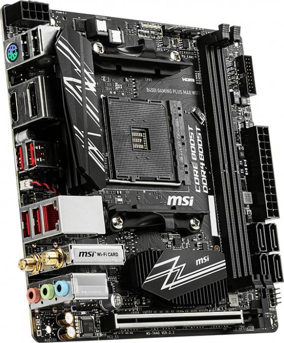 Produktbild MSI B450i Gaming Plus Max Wifi (AM4, AMD B450, Mini-ITX)