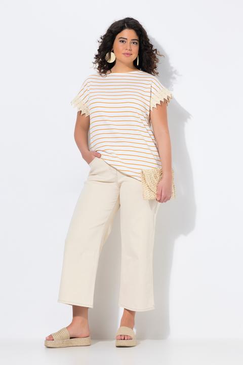 Produktbild Ulla Popken Jeans-Culotte, weites Bein, ungefärbt (60)