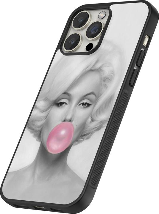 Actual product image PhoneLook Cover Silicone Black Marilyn Bubble (Apple iPhone 14 Pro Max)