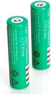 Actual product image Light Skin H1 handlebar replacement battery (18650)