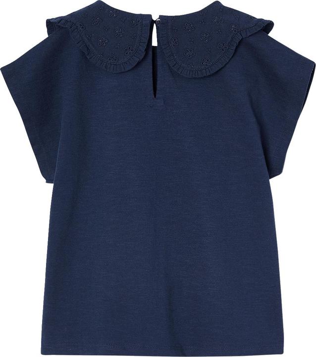 Image du produit Vertbaudet Mädchen T-Shirt mit besticktem Kragen (140)