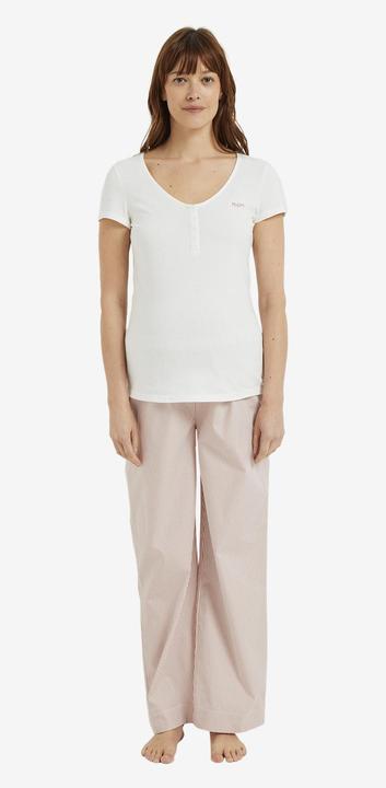 Produktbild Vertbaudet Schlafanzug für Schwangerschaft und Stillzeit, Henleyshirt & Streifenhose (32)