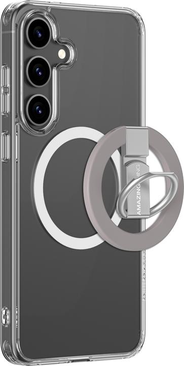Image du produit Amazingthing Minimal Mag Case mit Magnetring und Magnetring für Samsung Galaxy S25 - Transparent (Samsung Galaxy S25)
