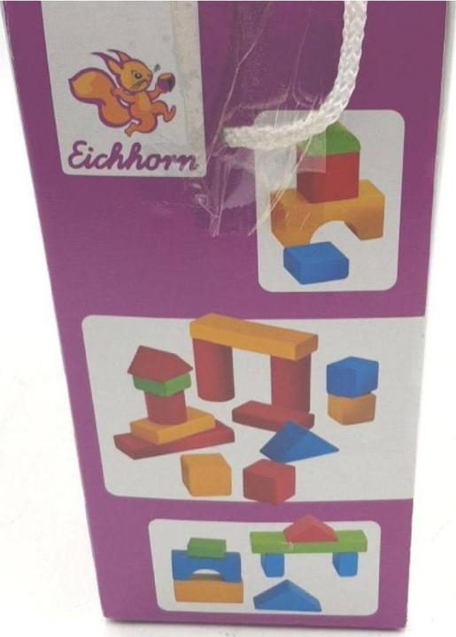 Produktbild Eichhorn Bunte Holzbausteine Baby