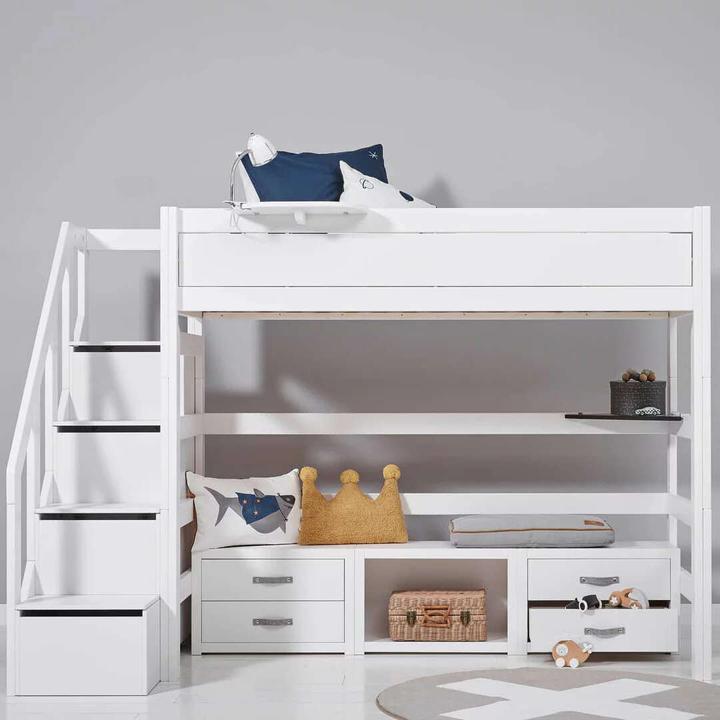 Produktbild Lifetime Kidsrooms Hochbett mit Treppe und Rollboden (90 x 200 cm)