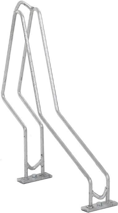 Velopa MultiBike 4er-Bügelset zu EcoRoof 200cm