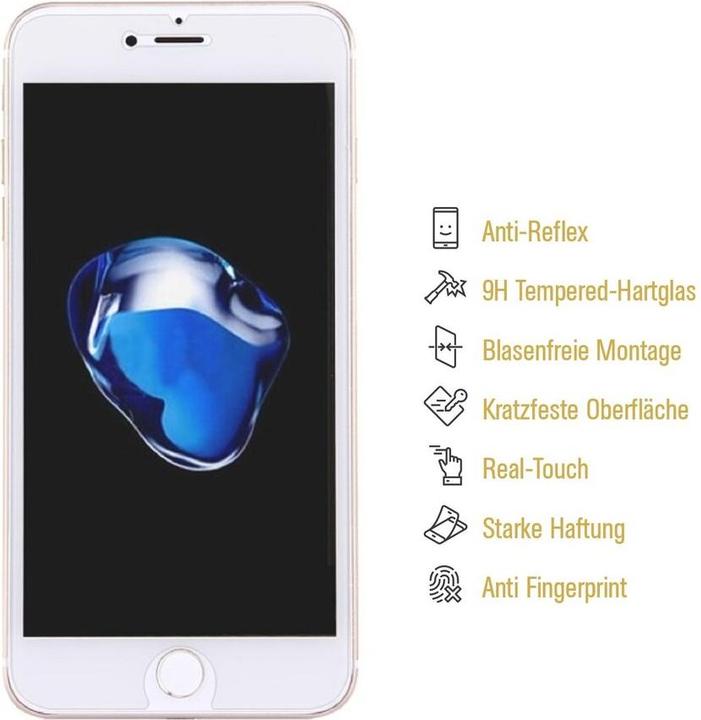 Produktbild Protectorking 2x Echtes Tempered 9H Panzerhartglas Matt Entspiegelt (2 Stück, Apple iPhone 6)