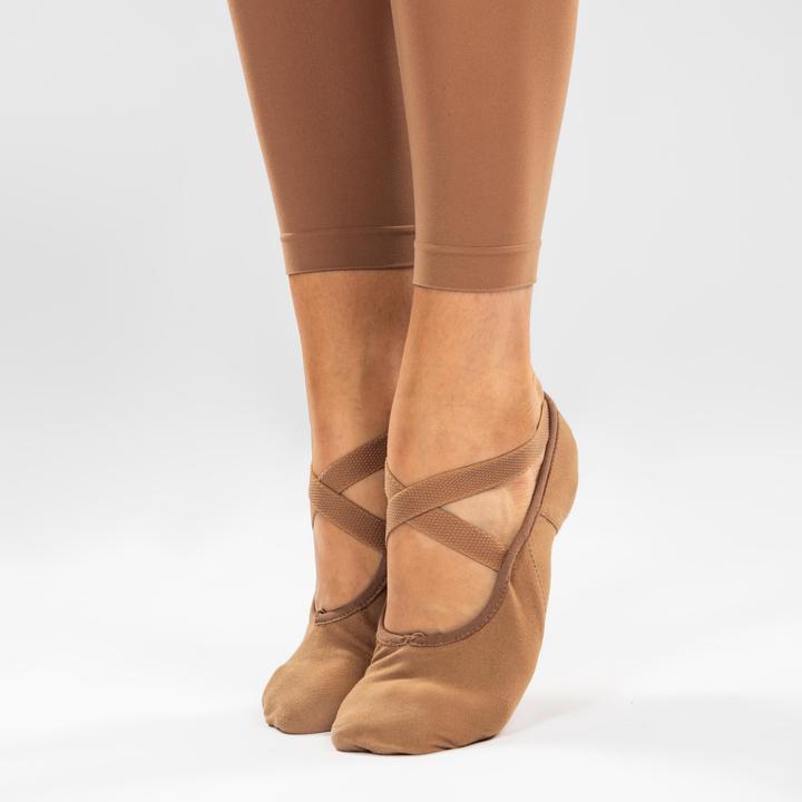 Starever Ballettschuhe Leinen - hellbraun (36)