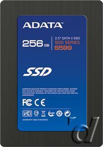 Produktbild Adata SSD S599 256GB, SATA-II, 2.5 Zoll, MLC (256 GB, 2.5")