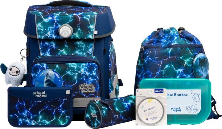 School-Mood Champion Maxx Pro Mila Schulranzen-Set 7-teilig (22 l)