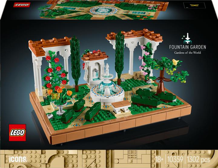 Actual product image LEGO Springbrunnen Garten (10359, LEGO Icons)