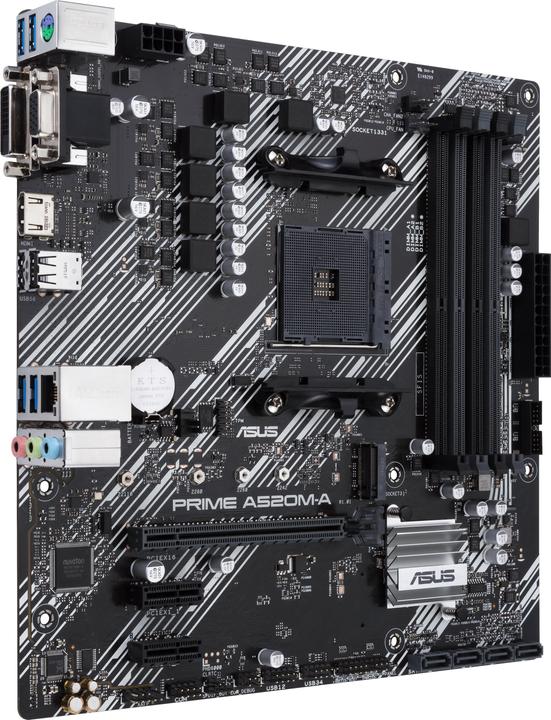 Produktbild ASUS PRIME A520M-A II/CSM (AM4, AMD A520, mATX)