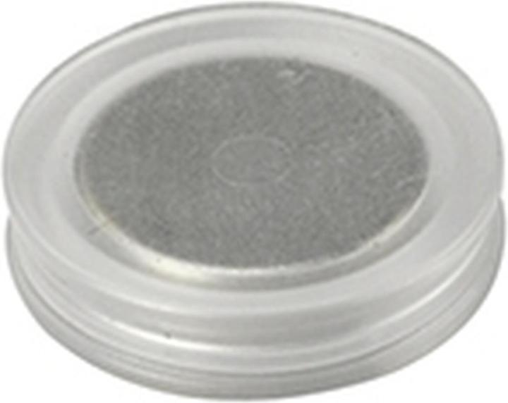 Ecobra Glass board round magnet neodymium 25x6mm white transparent PU=4 pieces (1 x)